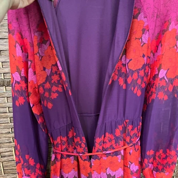 Melonie T Long Sleeve Floral Maxi Dress Size 20W NWT - Picture 7 of 9